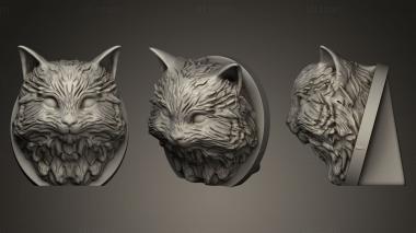 3D модель Длинноволосый кот (STL)